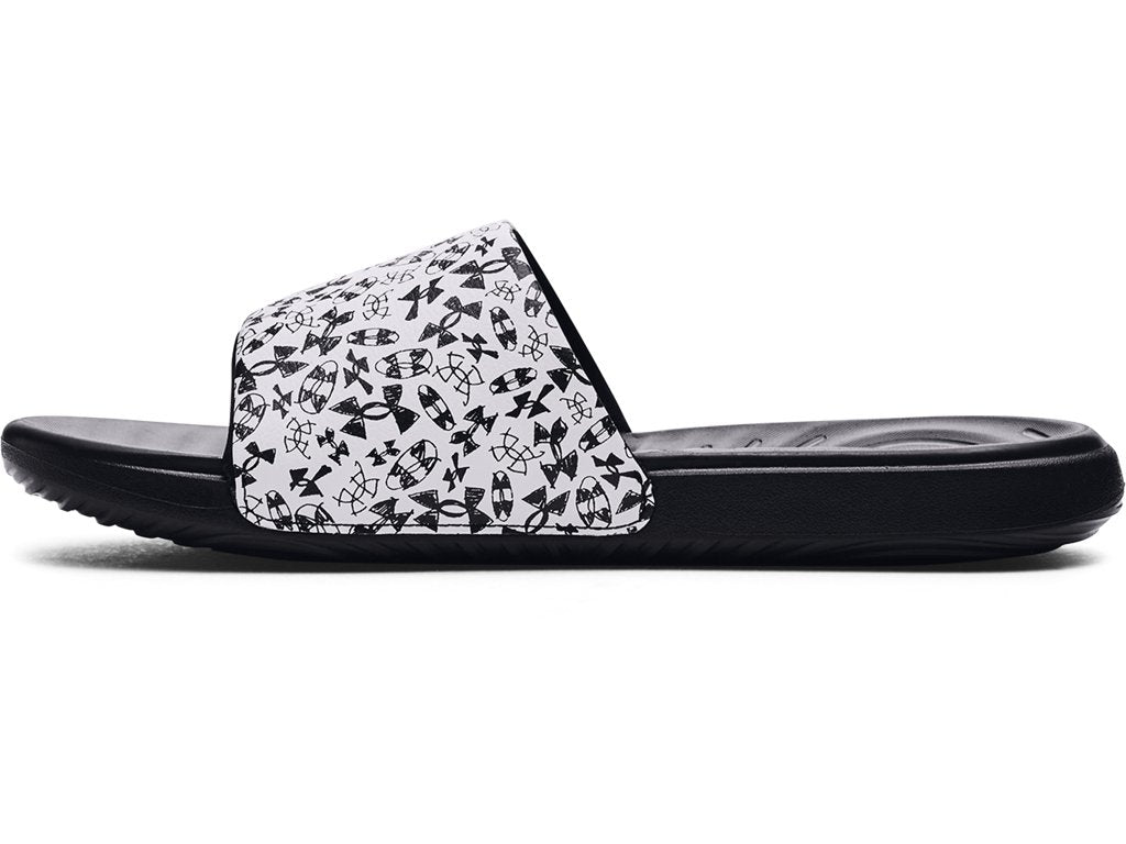 Under Armour Mens Ansa Graphic Slides Footwear - Extra Comfort Fit