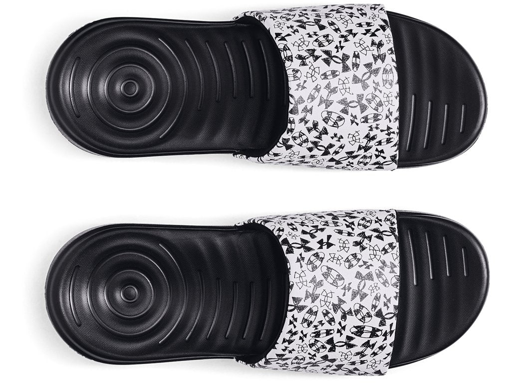 Under Armour Mens Ansa Graphic Slides Footwear - Extra Comfort Fit