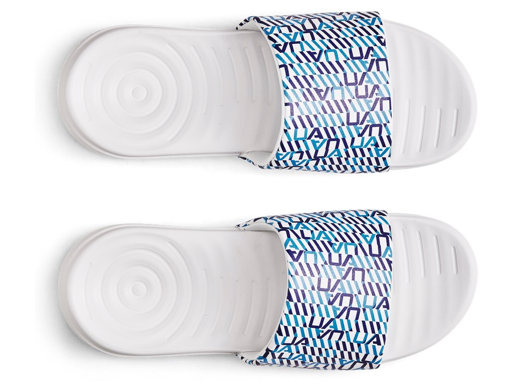 Under Armour Mens Ansa Graphic Slides Footwear - Extra Comfort Fit