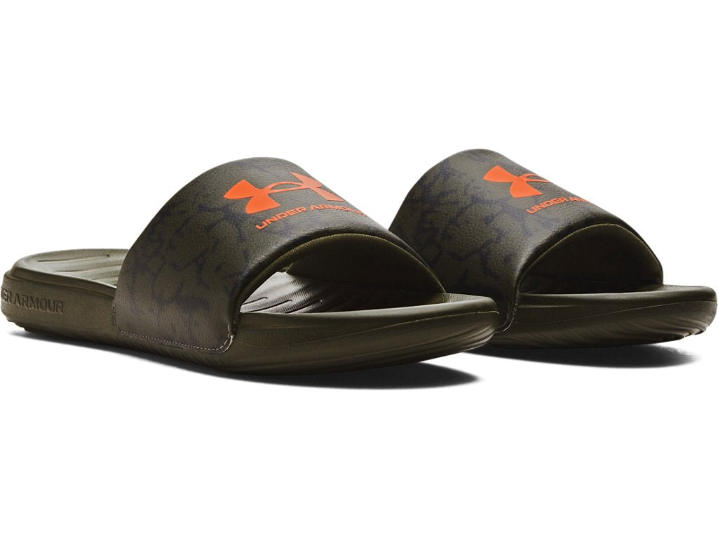 Under Armour Mens Ansa Graphic Slides Footwear - Extra Comfort Fit