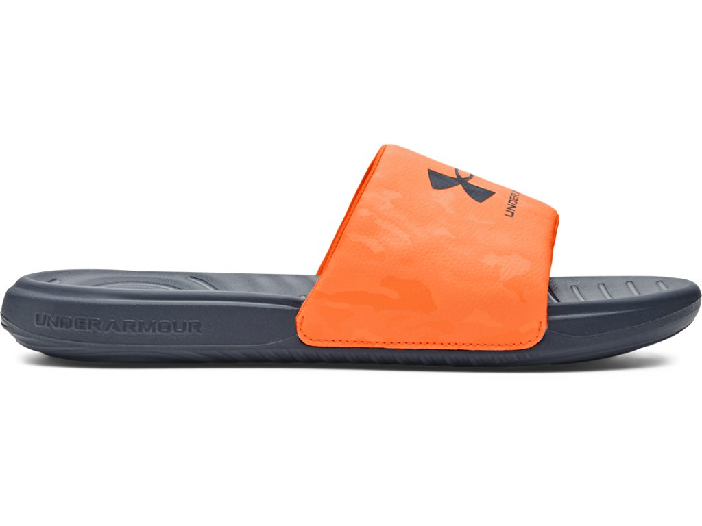 Under Armour Mens Ansa Graphic Slides Footwear - Extra Comfort Fit