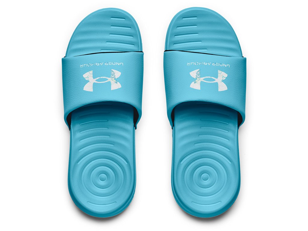 Under Armour Women's Ansa Graphic Slides Footwear - Extra Comfortable Fit