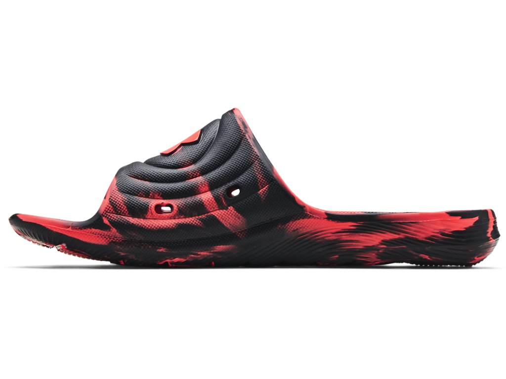 Under Armour Mens UA Locker Camo Slides Footwear - Built-in Drainage System