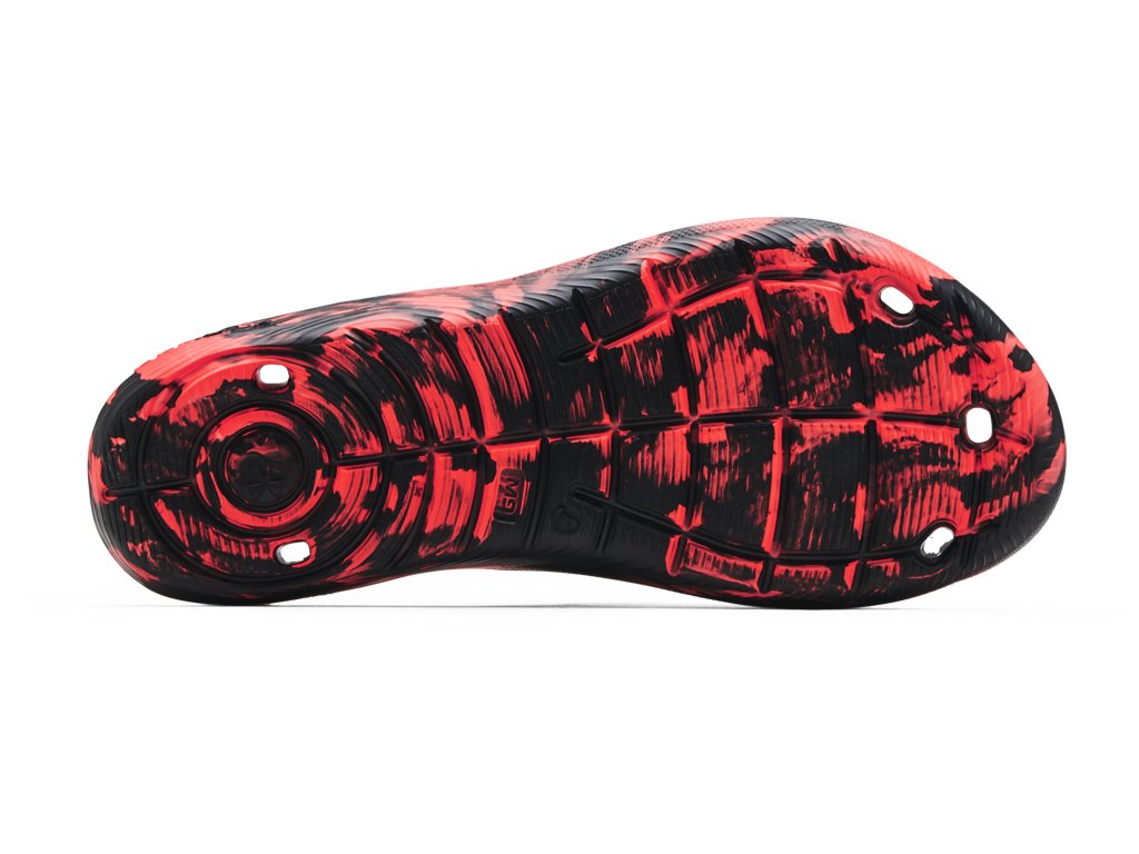Under Armour Mens UA Locker Camo Slides Footwear - Built-in Drainage System