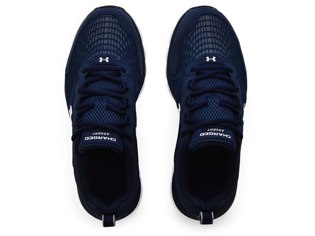 Under Armour Men's Charged Assert 9 Wide 4E Running Shoes - Breathable Lightweight Mesh Upper