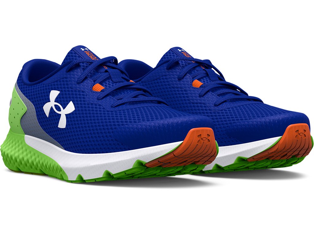 Under Armour Boys Grade School Charged Rogue 3 Running Shoes - Dual Density Charged Cushioning
