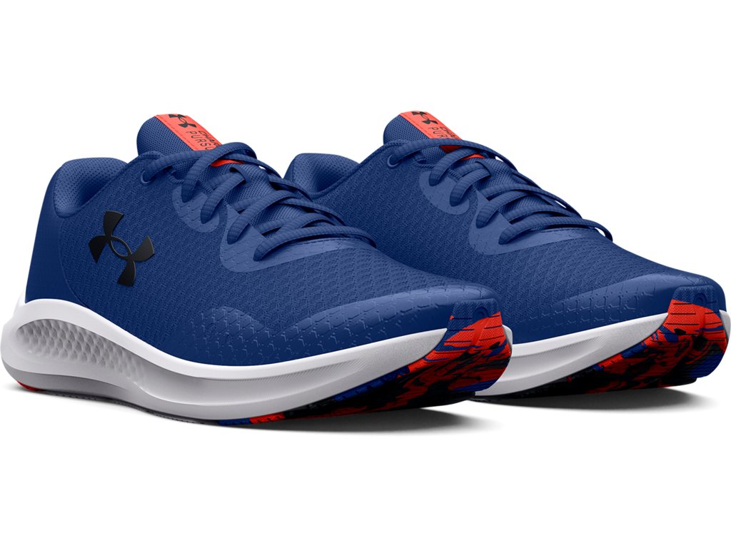 Under Armour Boys Grade School UA Charged Pursuit 3 Running Shoes - Charged Cushioning Comfort