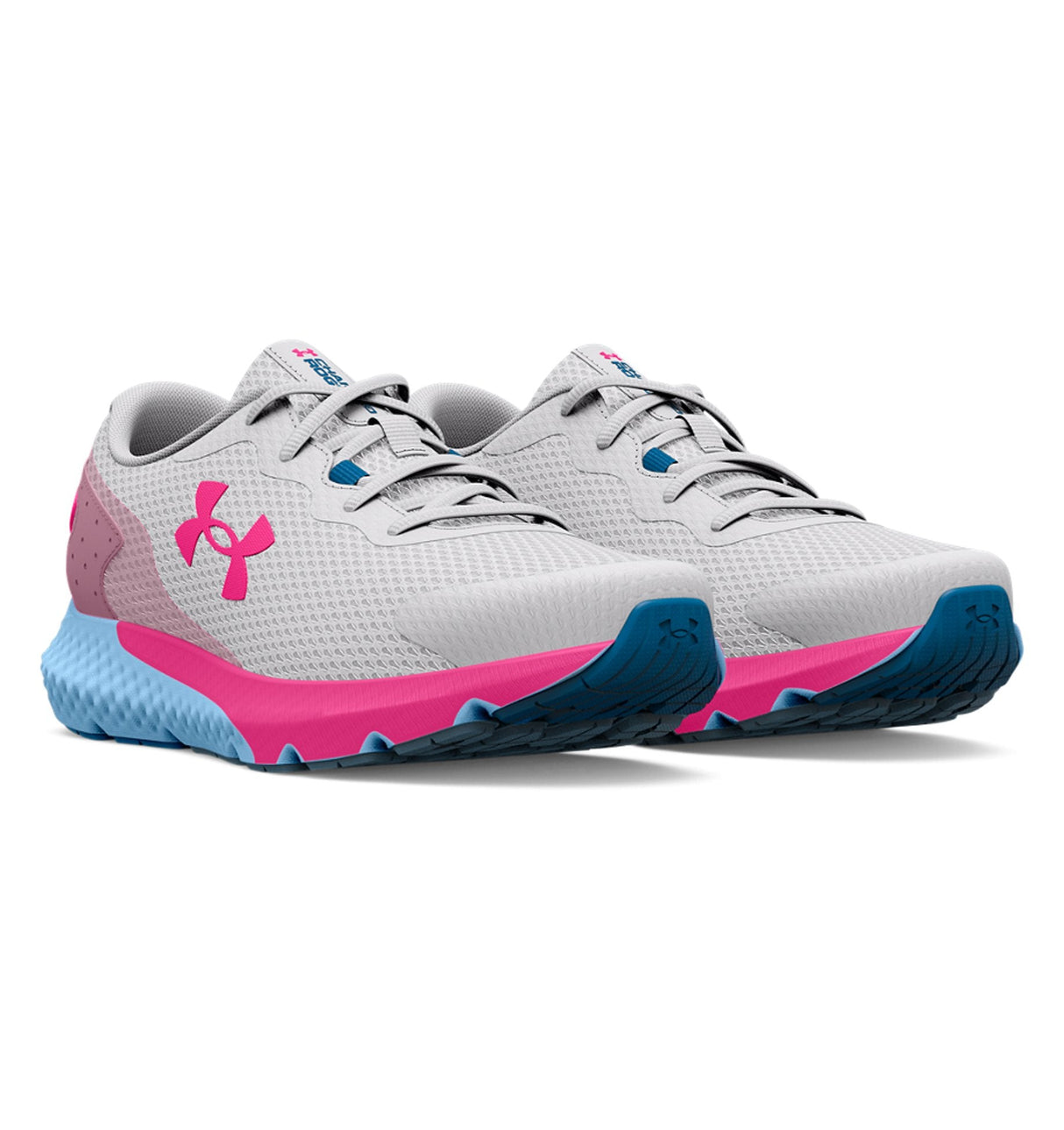 Under Armour Girls Grade School UA Charged Rogue 3 Running Shoes - Dual Density Charged Cushioning