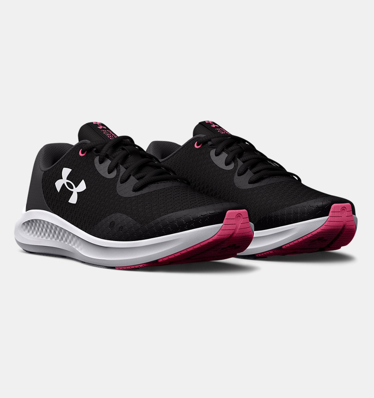 Under Armour Girls Grade School UA Charged Pursuit 3 Running Shoes - Charged Cushioning