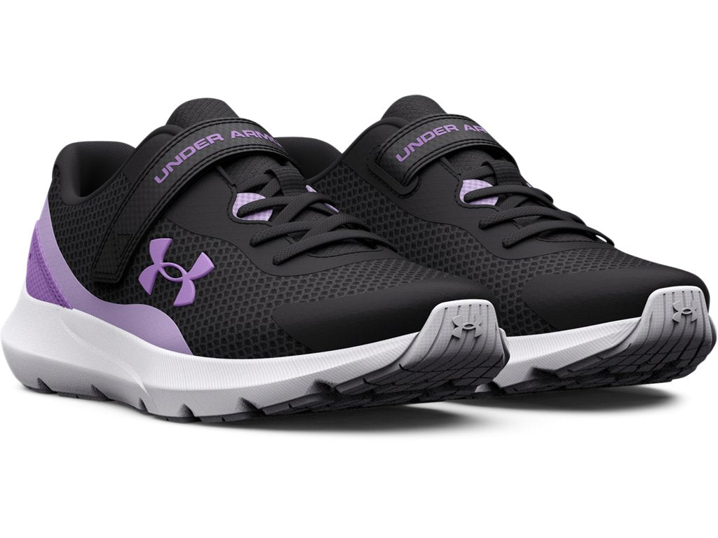 Under Armour Girls Pre-School UA Surge 3 AC Running Shoes - Enhanced Ankle Comfort