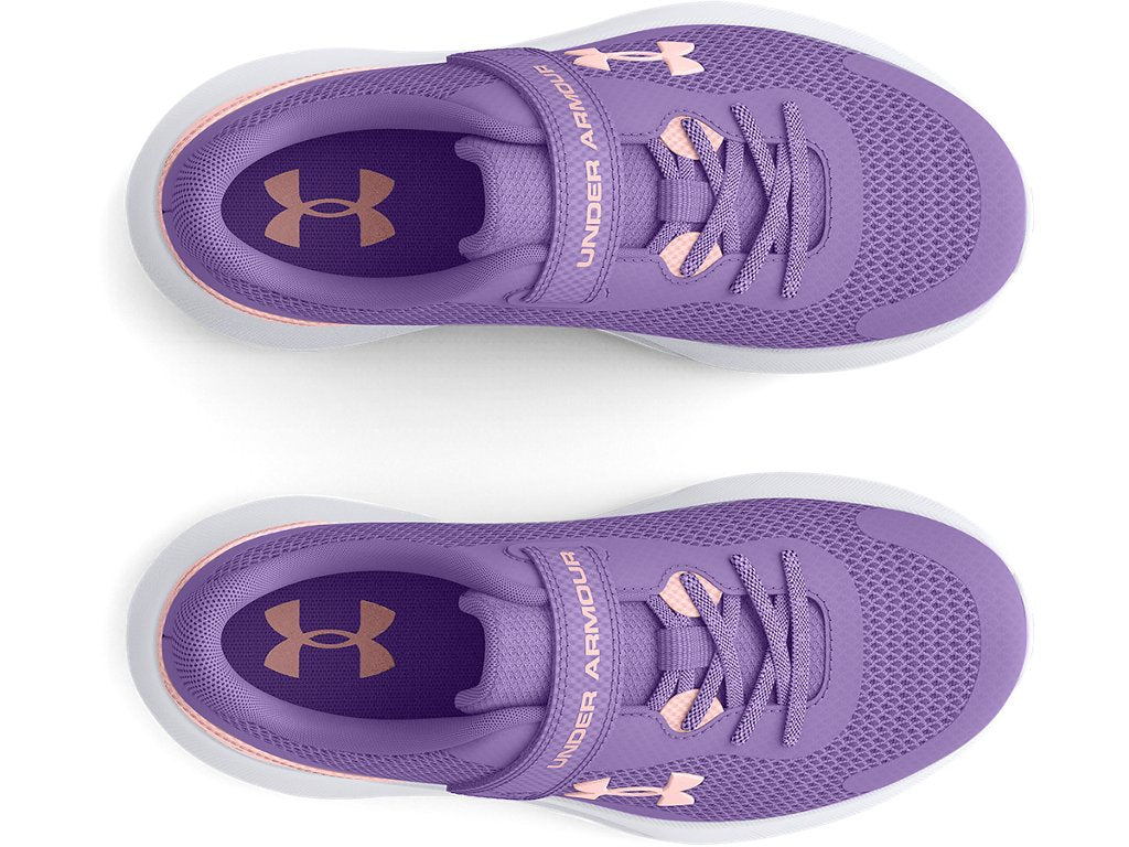 Under Armour Girls Pre-School UA Surge 3 AC Running Shoes - Enhanced Ankle Comfort