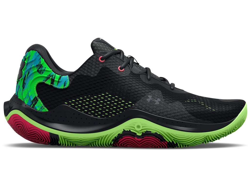 Under Armour Unisex UA Spawn 4 Printed Basketball Shoes - Lightweight with Maximum Breathability