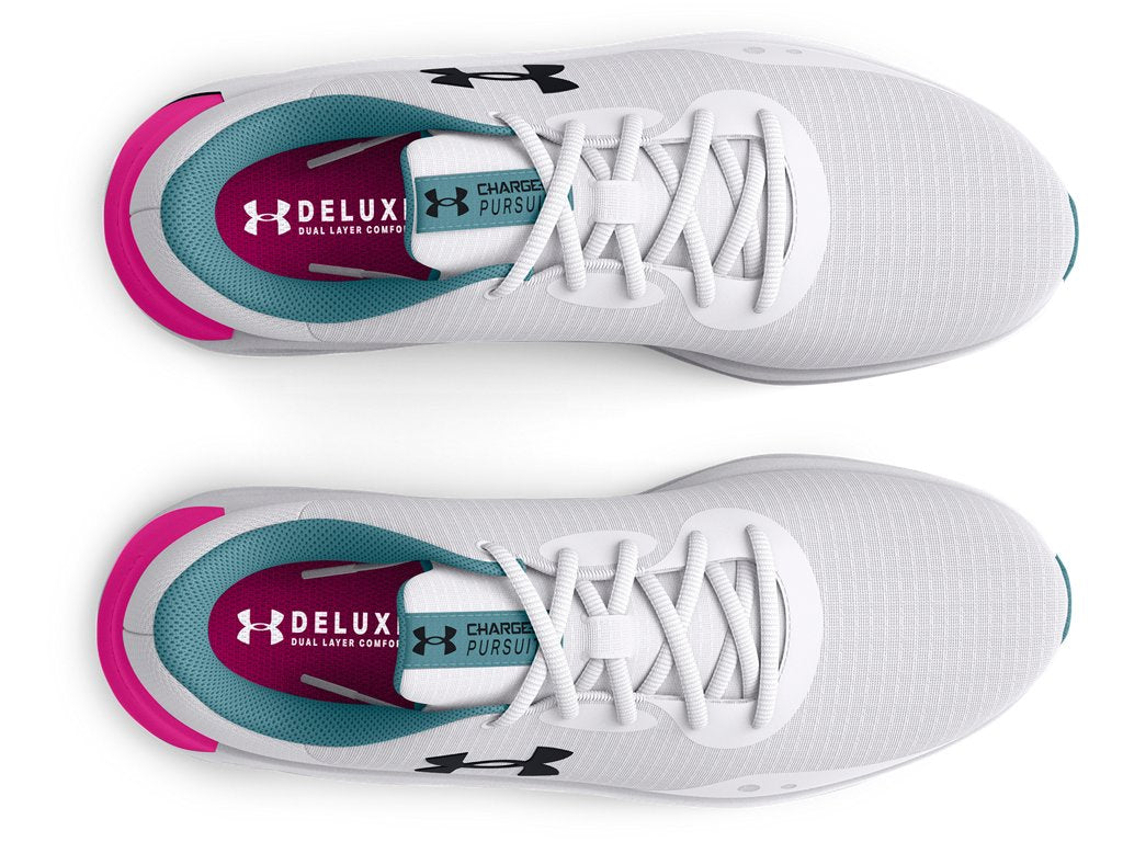Under Armour Women's Charged Pursuit 3 Tech Running Shoes - Breathable Mesh Upper