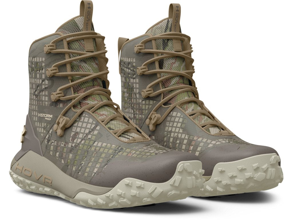 Under Armour Mens UA HOVR Dawn Waterproof 2.0 Boots - High Traction and Energy Returning Cushioning