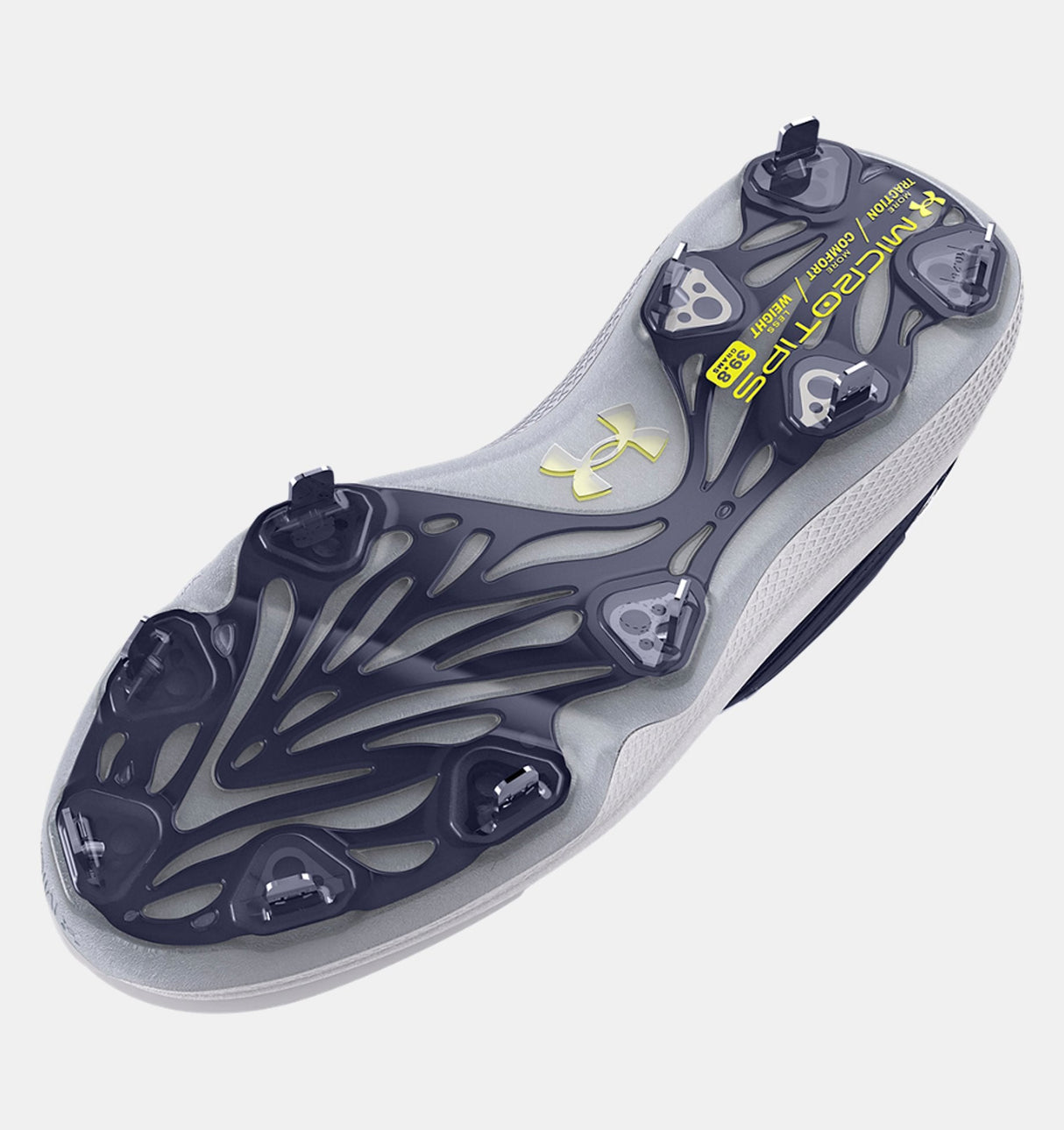 Under Armour Mens UA Yard Low MT Baseball Cleats Footwear - Charged Cushioning and UA Microtips Technology