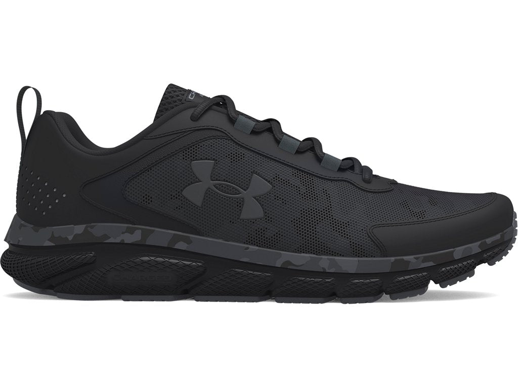 Under Armour Mens UA Charged Assert 9 Camo Running Shoes - Complete Breathability and Stability