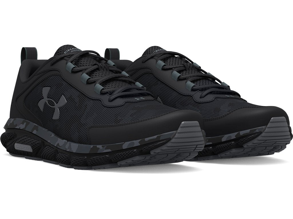 Under Armour Mens UA Charged Assert 9 Camo Running Shoes - Complete Breathability and Stability