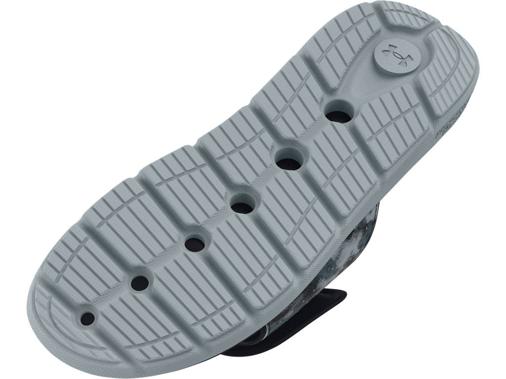 Under Armour Mens UA Ignite Pro Graphic Strap Slides Footwear - Comfortable Foam Footbed