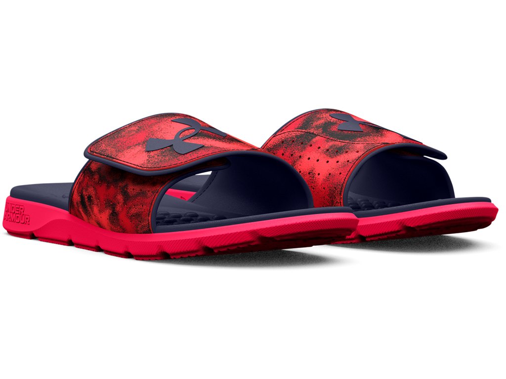 Under Armour Mens UA Ignite Pro Graphic Strap Slides Footwear - Comfortable Foam Footbed