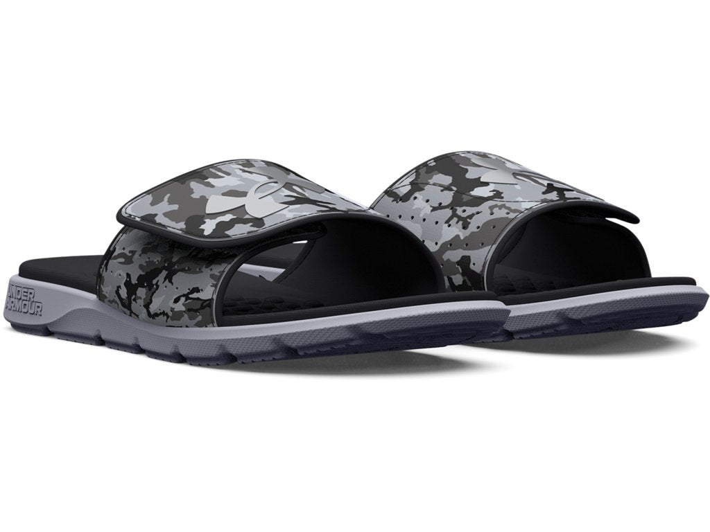 Under Armour Boys Ignite Pro Graphic Strap Slides - Textured Foam Footbed