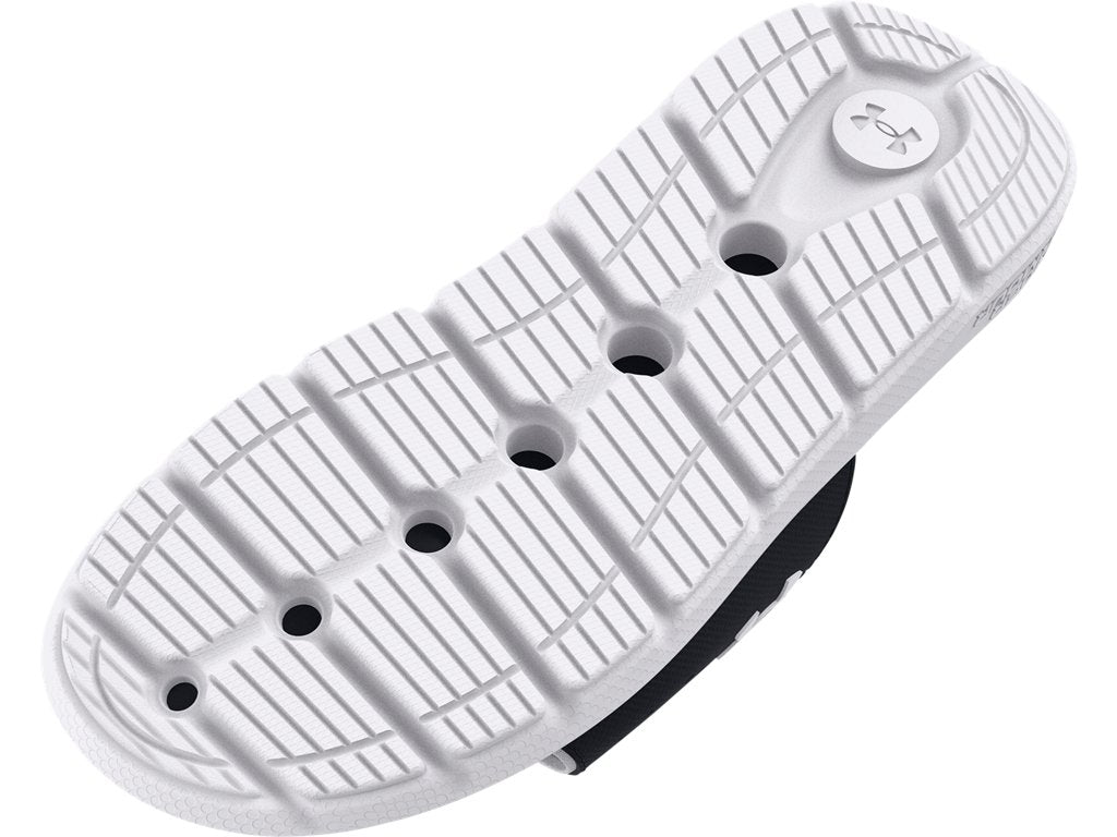 Under Armour Girls Ignite Pro Graphic Footbed Slides Footwear - Durable Traction Pods