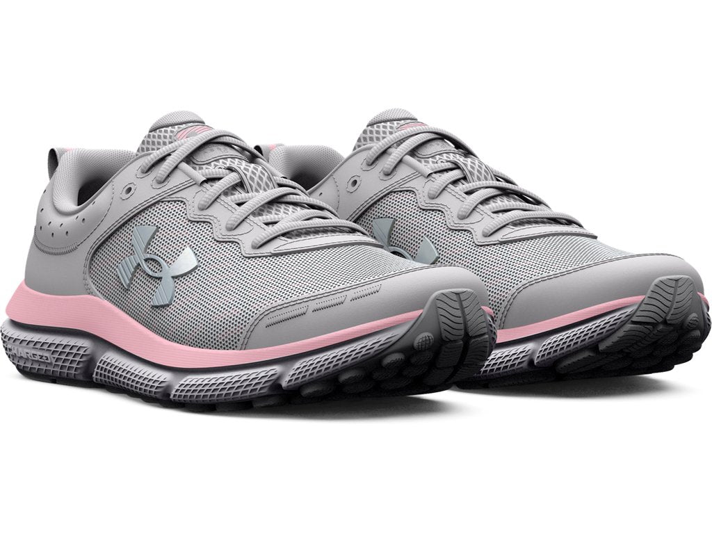 Under Armour Girls Grade School UA Assert 10 Wide Running Shoes - Lightweight and Cushioned