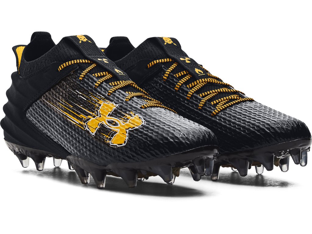 Under Armour Mens Blur Smoke 2.0 MC Football Cleats Footwear - Track Spike-Inspired Traction