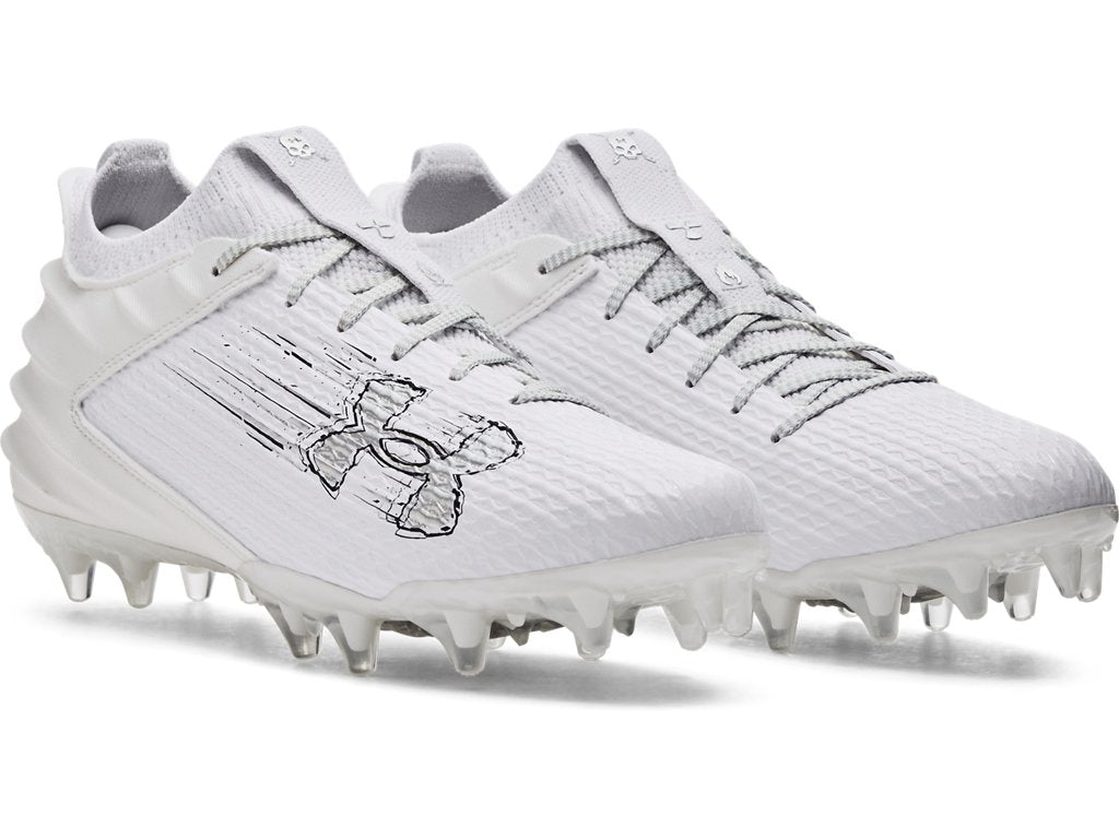 Under Armour Mens Blur Smoke 2.0 MC Football Cleats Footwear - Track Spike-Inspired Traction