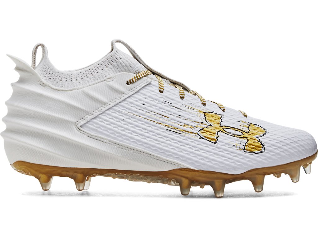 Under Armour Mens Blur Smoke 2.0 MC Football Cleats Footwear - Track Spike-Inspired Traction