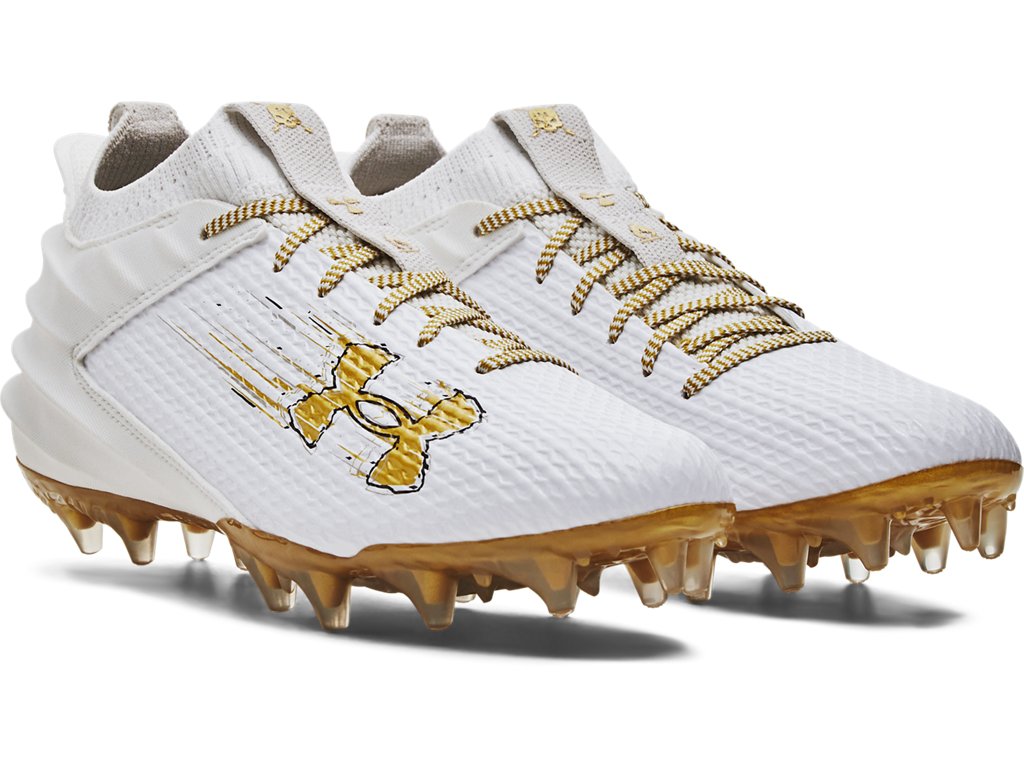 Under Armour Mens Blur Smoke 2.0 MC Football Cleats Footwear - Track Spike-Inspired Traction