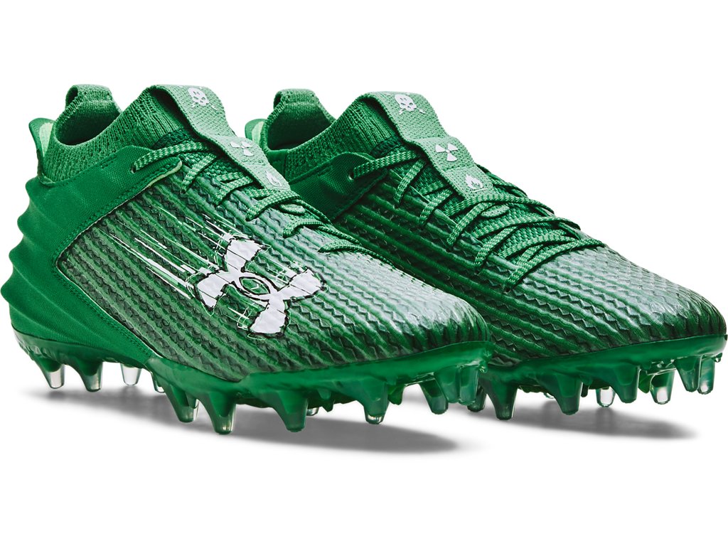 Under Armour Mens Blur Smoke 2.0 MC Football Cleats Footwear - Track Spike-Inspired Traction