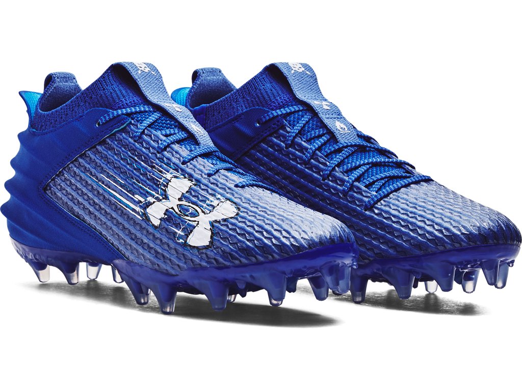 Under Armour Mens Blur Smoke 2.0 MC Football Cleats Footwear - Track Spike-Inspired Traction