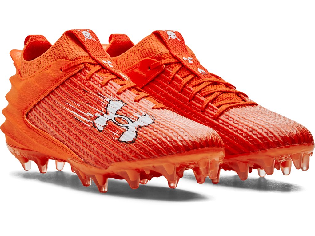 Under Armour Mens Blur Smoke 2.0 MC Football Cleats Footwear - Track Spike-Inspired Traction