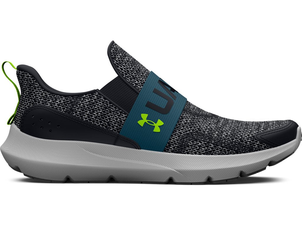 Under Armour Boys Pre-School UA Surge 3 Slip Running Shoes - Lightweight Breathable Design