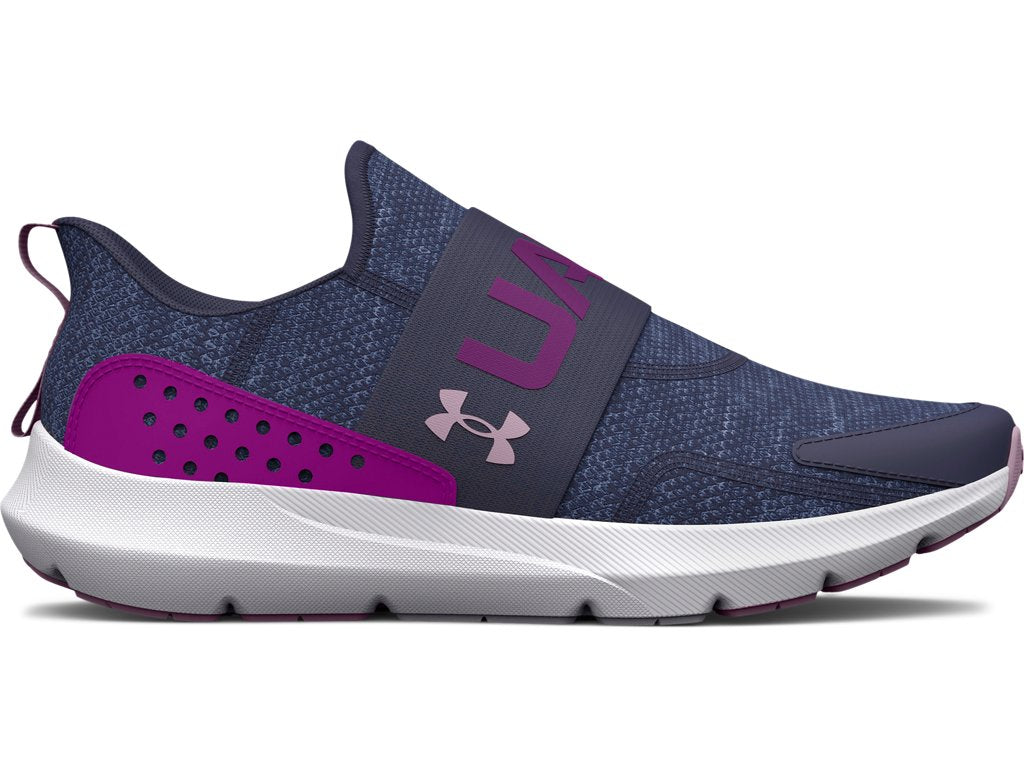 Under Armour Girls Surge 3 Slip Running Shoes - Enhanced Cushioning