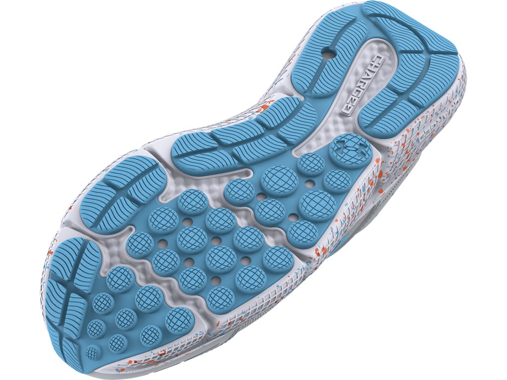 Under Armour Girls Grade School Assert 10 Paint Splatter Running Shoes - Lightweight and Breathable