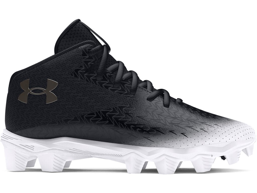 Under Armour Boys Spotlight Franchise 4 RM Jr. Football Cleats - Aggressive Traction