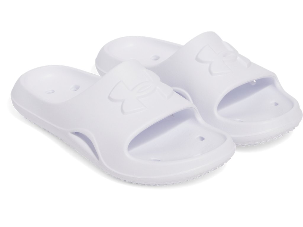 Under Armour Womens UA Locker V Slides Footwear - Quick Drying with Additional Drainage Ports
