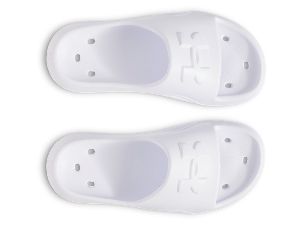 Under Armour Womens UA Locker V Slides Footwear - Quick Drying with Additional Drainage Ports