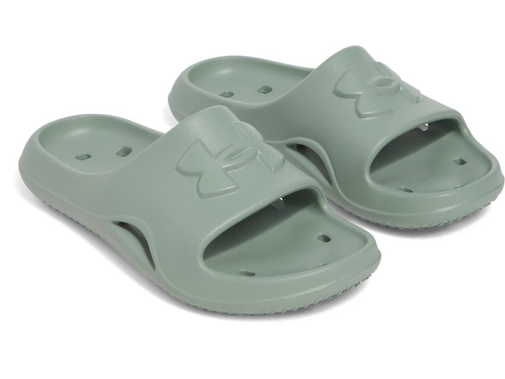 Under Armour Womens UA Locker V Slides Footwear - Quick Drying with Additional Drainage Ports