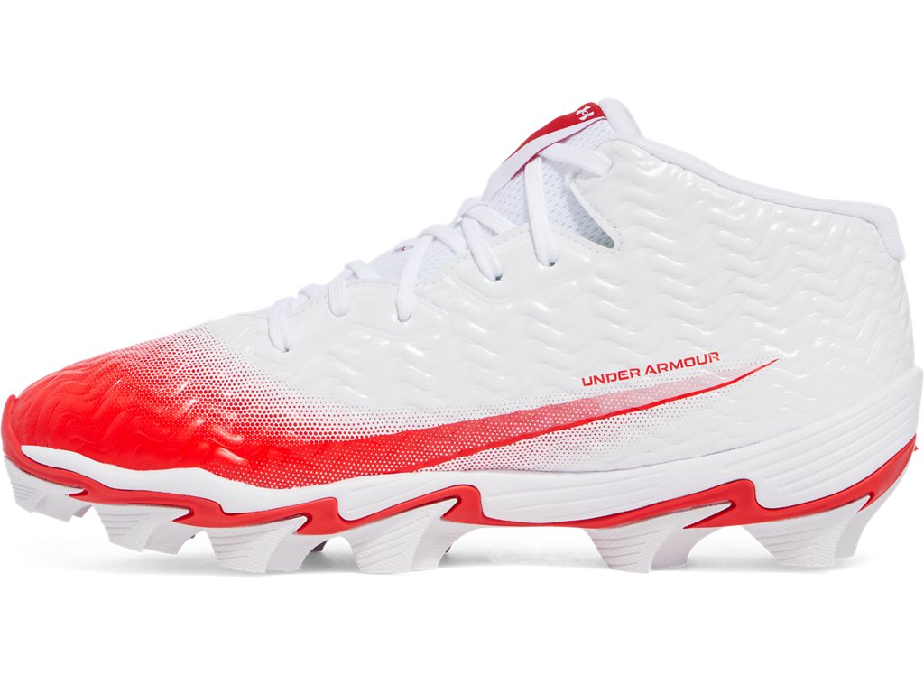 Under Armour Mens Spotlight Hammer Football Cleats Footwear - Full-Length EVA Midsole