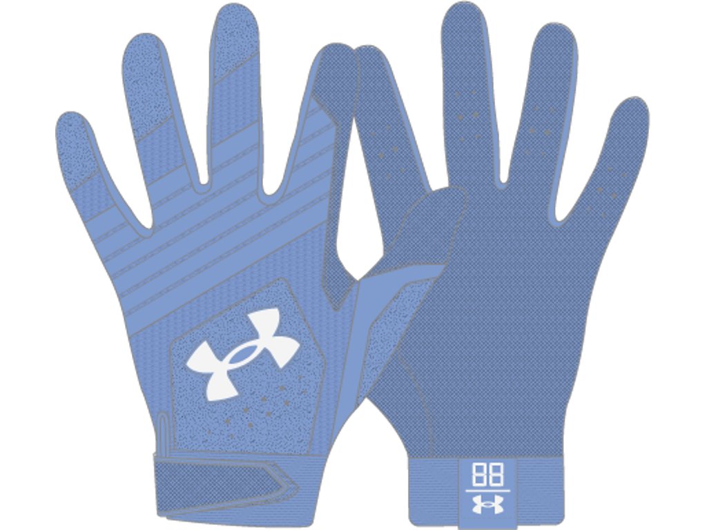 Under Armour Boys Clean Up Batting Gloves Accessories - Durable Synthetic Leather Palm