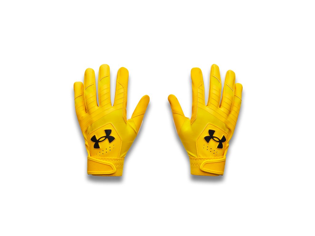 Under Armour Boys Clean Up Batting Gloves Accessories - Durable Synthetic Leather Palm