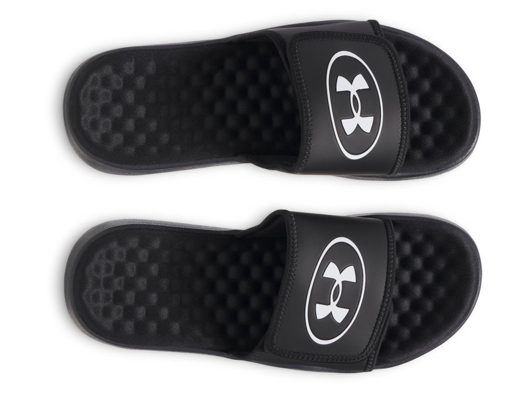 Under Armour Mens UA Ignite Pro 8 Slides Footwear - Updated Memory Foam Comfort