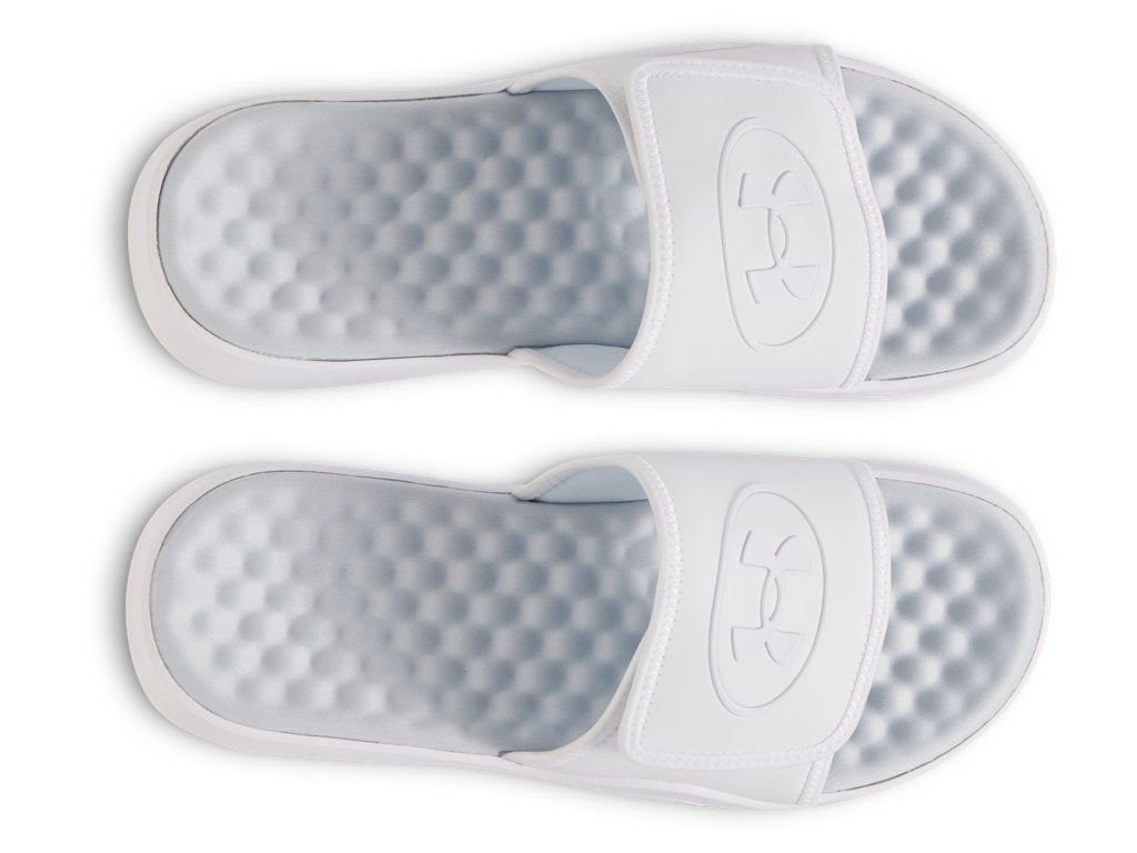 Under Armour Mens UA Ignite Pro 8 Slides Footwear - Updated Memory Foam Comfort