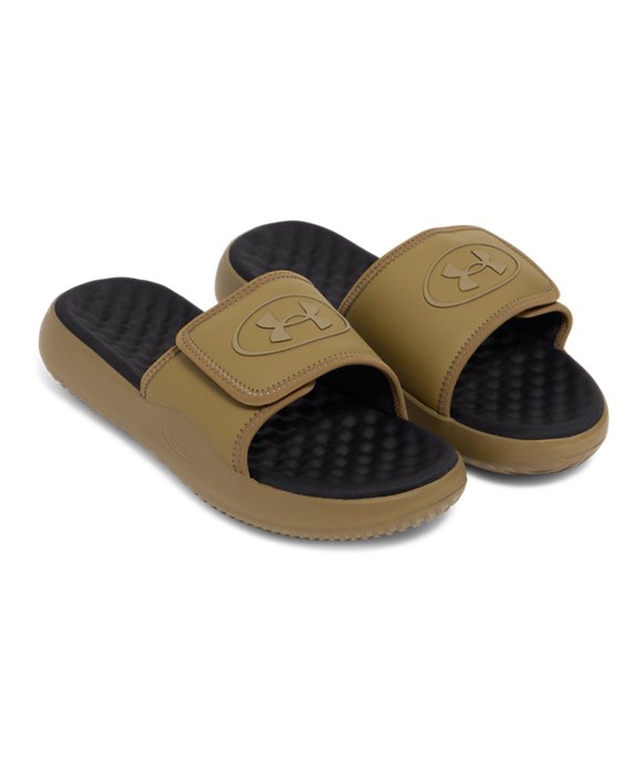 Under Armour Mens UA Ignite Pro 8 Slides Footwear - Updated Memory Foam Comfort