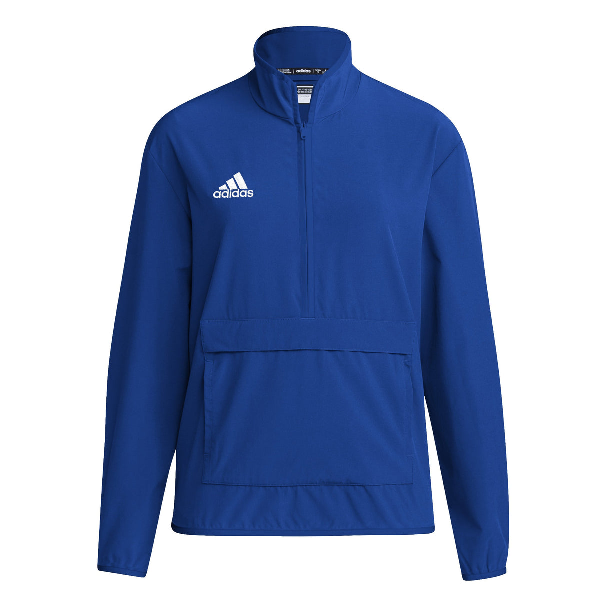 adidas Womens Coach Long-Sleeve 1/4 Zip Woven Jacket