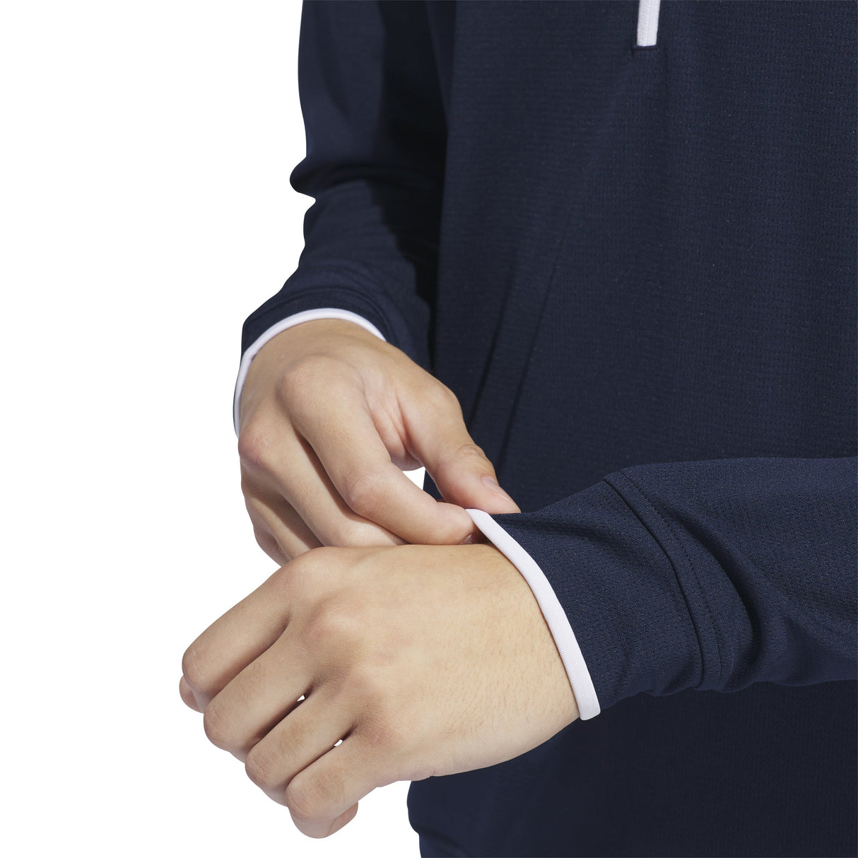 adidas Mens UPF Lightweight Quarter Zip Pullover