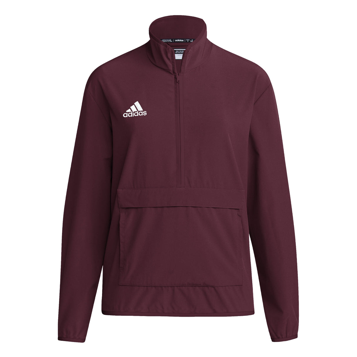 adidas Mens Coach Long-Sleeve 1/4 Zip Woven Jacket