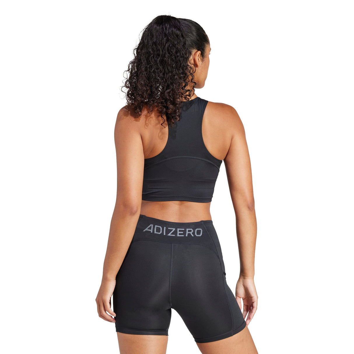 adidas Womens Adizero Essentials Running Crop Top